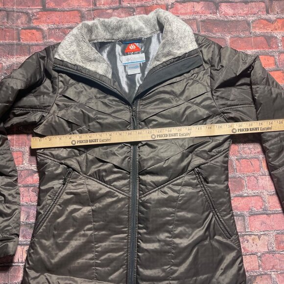 Columbia Kaleidaslope II Jacket Womens L Bronze Brown Insulated Omni-Heat - Picture 6 of 6